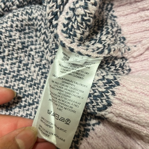 Free people in bloom sweater women size S oversized - Picture 11 of 11